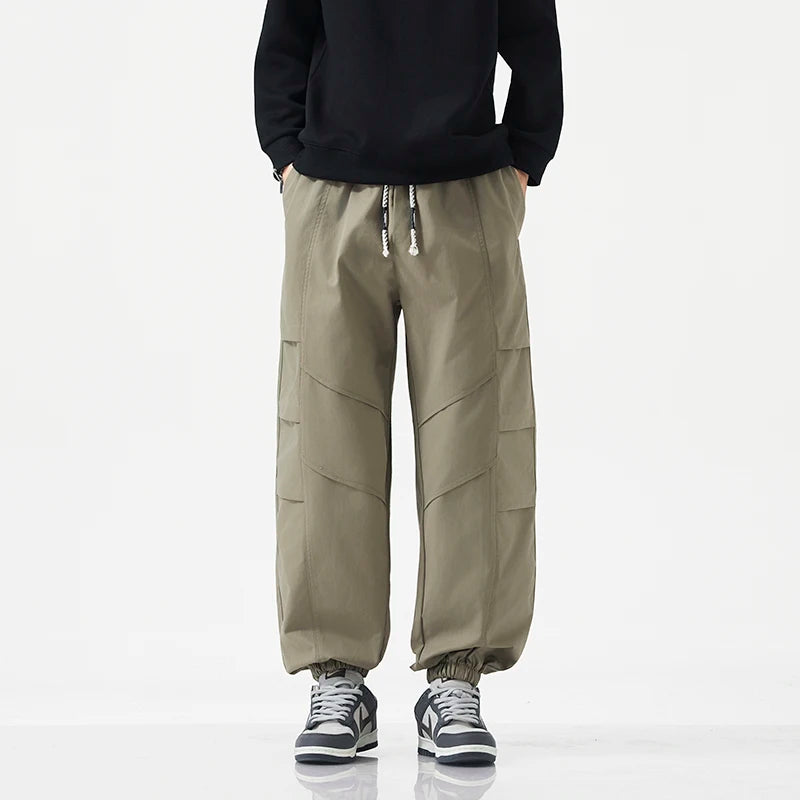 HIQOR Harem Jogger Pants Fashion Men Spring Baggy Trouser Hip Hop Casual Pants Man Pleats Large Size L-6XL Sports Cargo Pants NovaCart