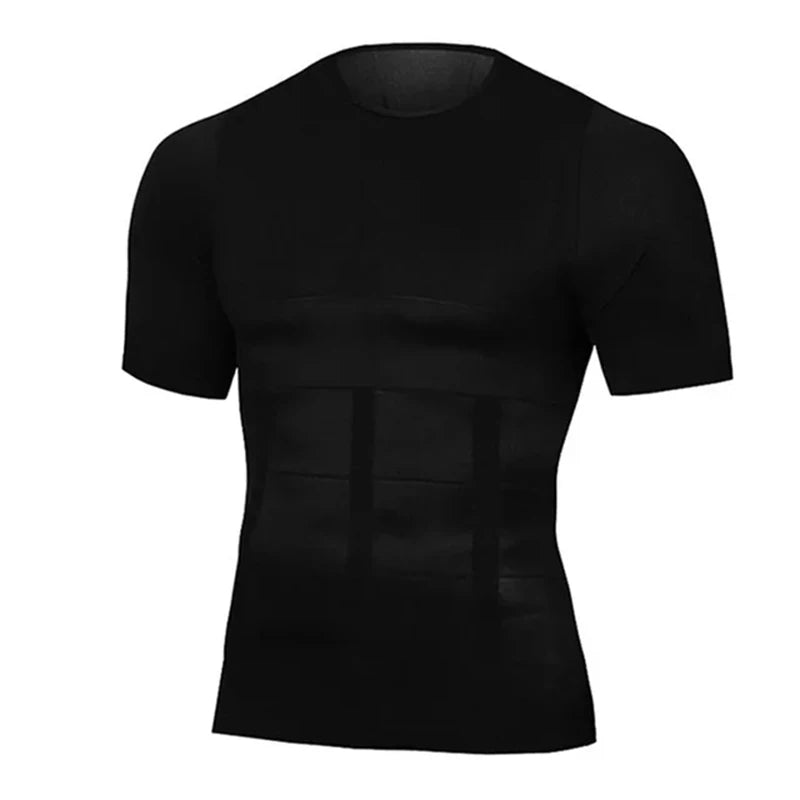 Tummy Control Girdle Men Slimming Body Shaper Compression Shirts Fitness Underwear Fat Burning Shapewear Abdominal Binder Corset NovaCart
