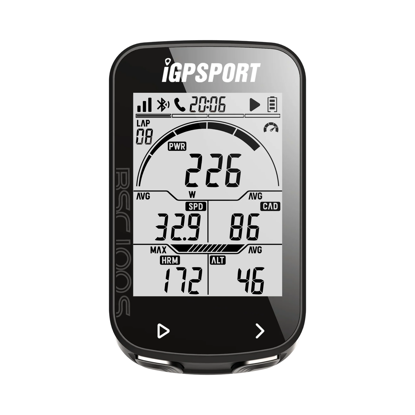 GPS Bike Computer IGPSPORT BSC100S Cycle Wireless Speedometer Bicycle Digital Stopwatch Cycling Odometer Cycling Computer Pi-Mart