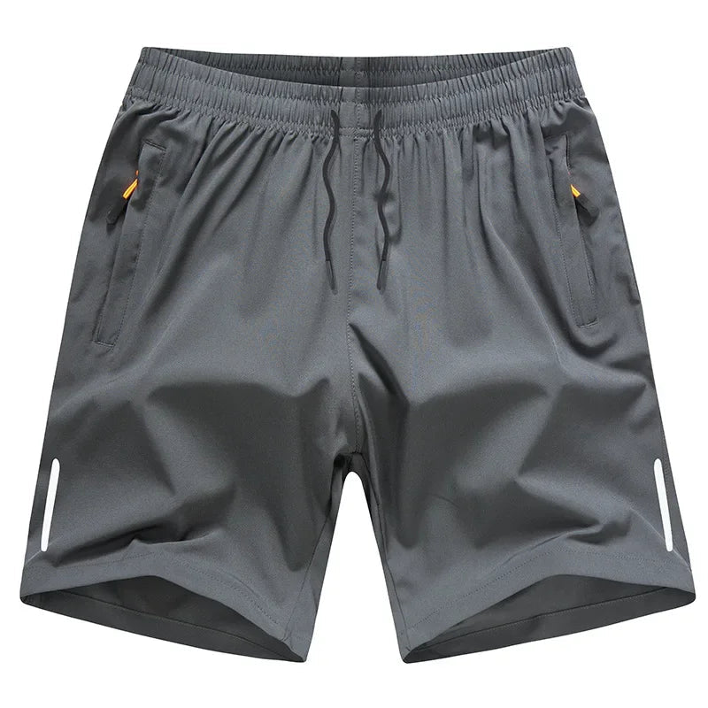 Summer Men Shorts Ice Silk Running Gym Sport Shorts Quick Dry Breathable Beach Short Pant Fitness Jogging Cool Casual Sportswear Pi-Mart