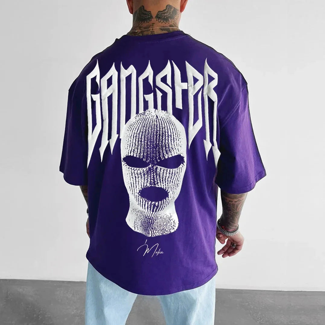 π Masked Persona Oversized Harajuku T-Shirt FitiqueFit