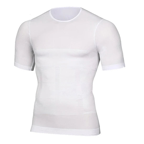 Mens Compression Shirt Undershirt Slimming Tank Top Workout Vest Abs Abdomen Slim Body Shaper NovaCart