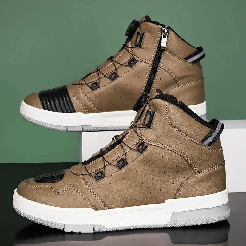 New Motorcycle Boots Men Women Knight Outdoor Riding Anti-slip Spring Sneakers Shoes Bicycle Mountain Racing Road Speed Summer NovaCart