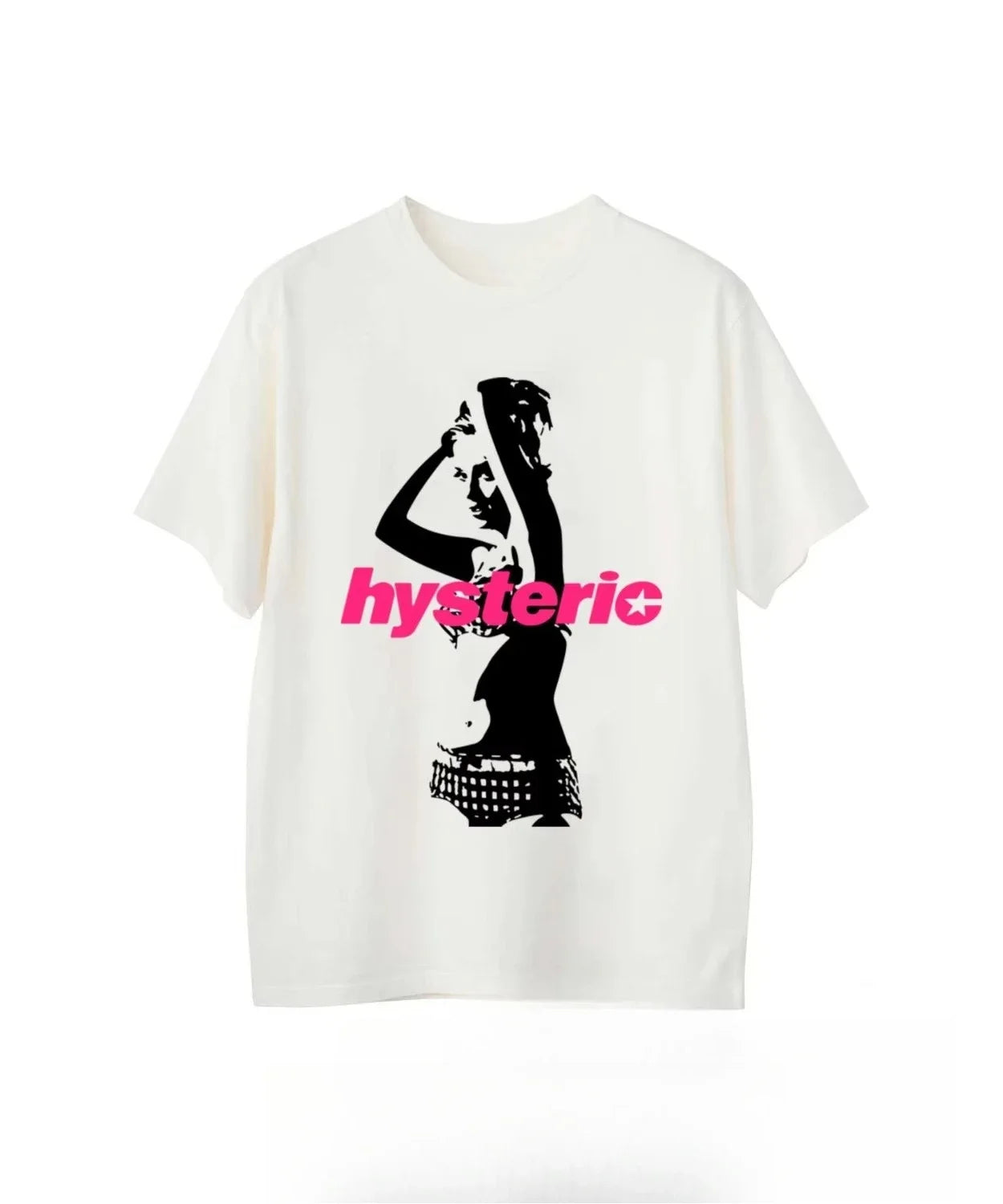 2025 Summer New High Quality HYSTERIC Printed Graphic T-shirts Men and Women Short Sleeved High Quality T-shirts Street Wear NovaCart