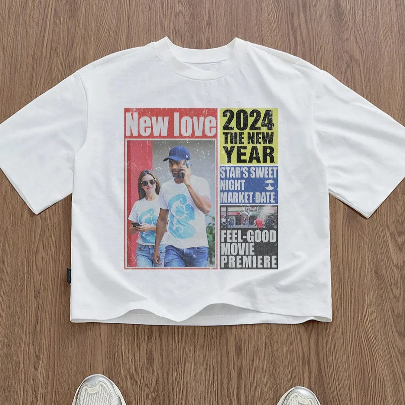 Y2k Top Oversized T-shirt Harajuku Goth Street Retro Men Hip Hop Women T-shirt Summer American Alphabet Print Graphic T-shirt NovaCart