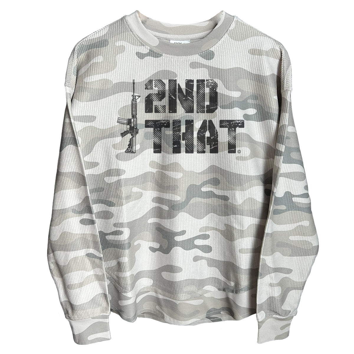 I Second That Dark Grey (Front) Corded Poncho Shield Republic