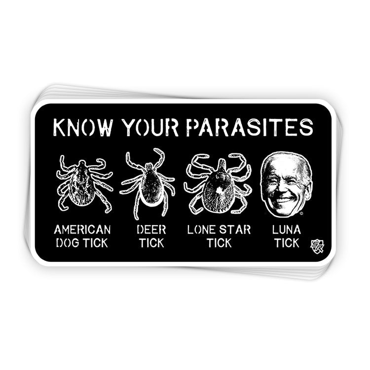 Know your Parasites Decal Shield Republic