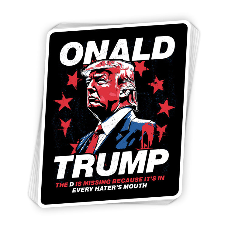 Onald Trump Decal Shield Republic