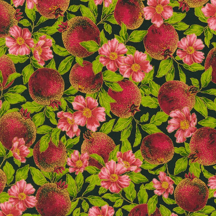 Pomegranate Midi Dress Retrolicious