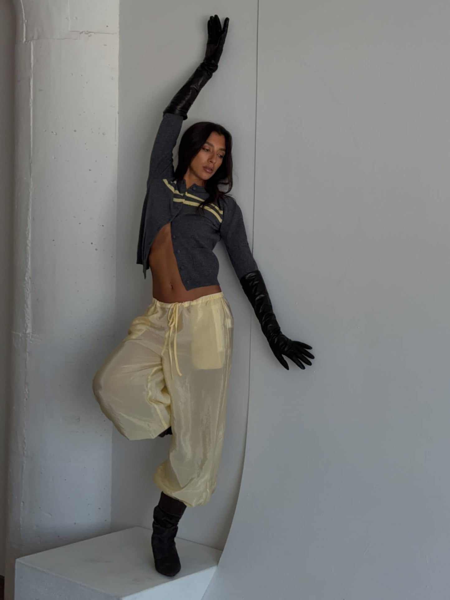 ZORA VOILE PANT IN BUTTER findmenowthelabel