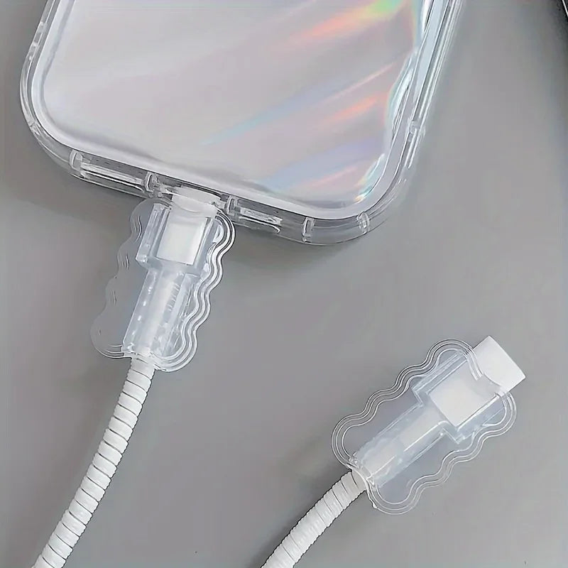 Data Cable Protector Sleeves,Anti-Breakage Cord Saver,Mobile Phone Accessory,Flexible Cord Management for School and Home Pi-Mart