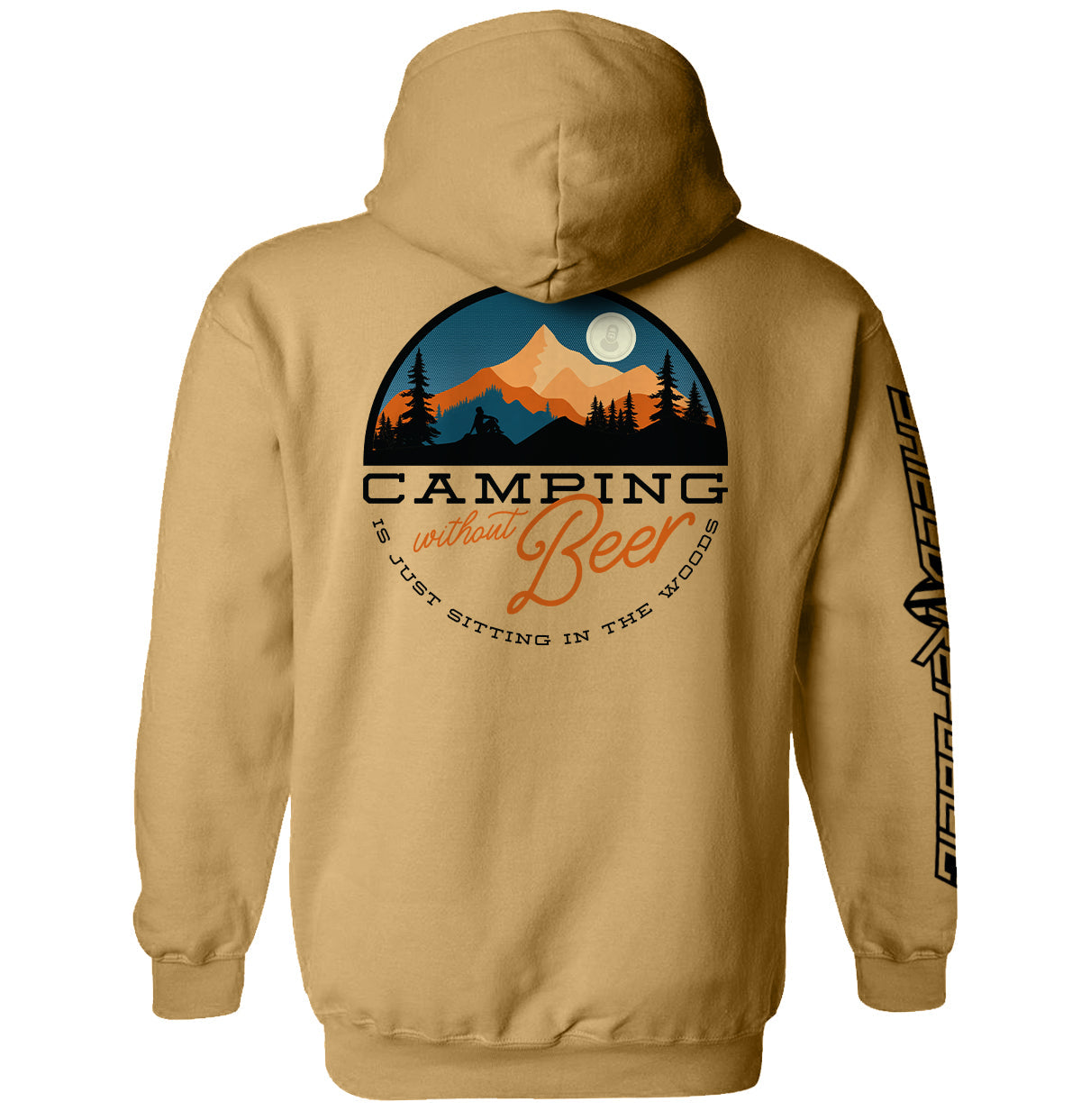 Camping Without Beer is Just Sitting in the Woods Shield Republic