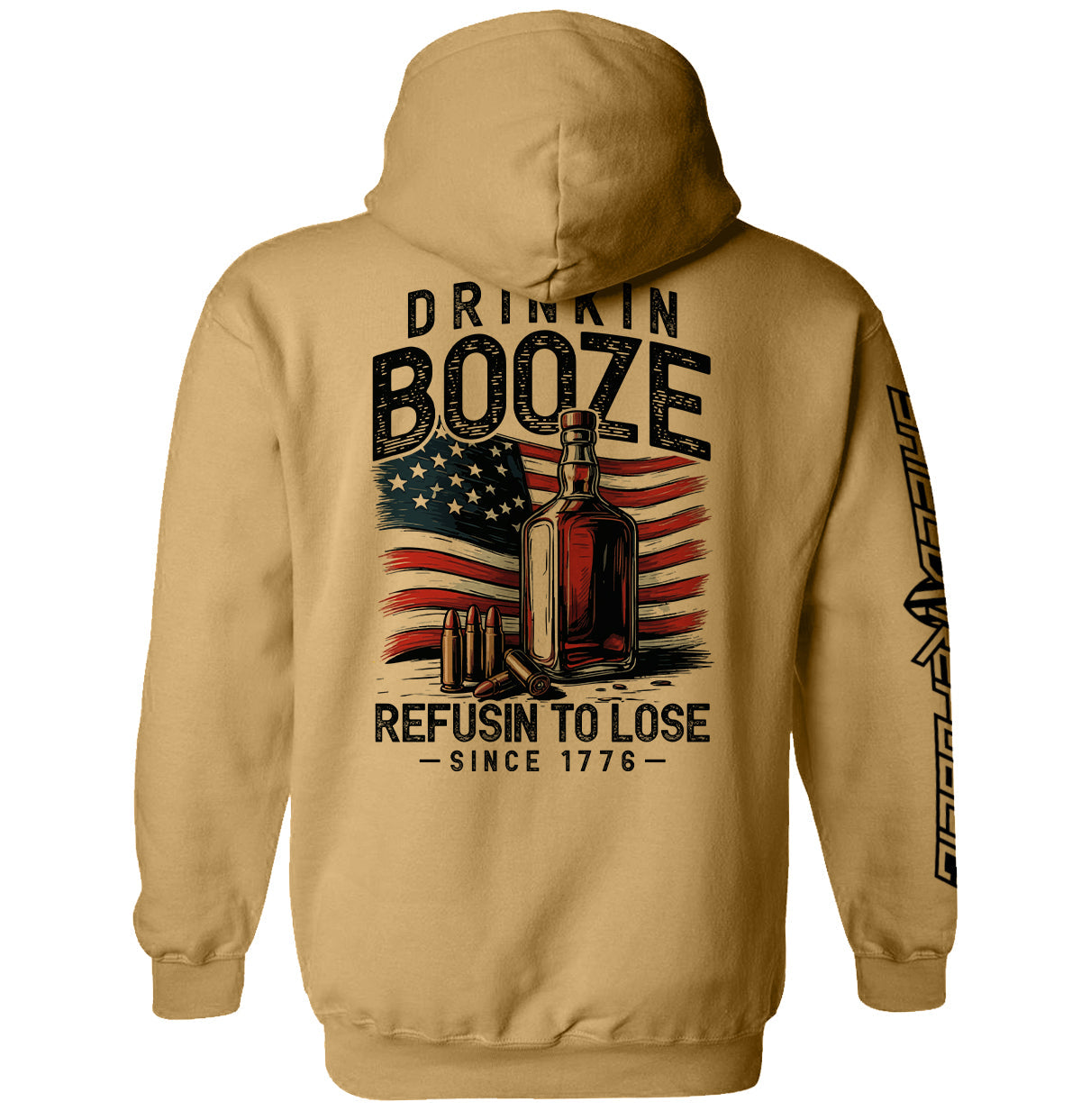 Drinkin' Booze Refusin' To Lose Shield Republic