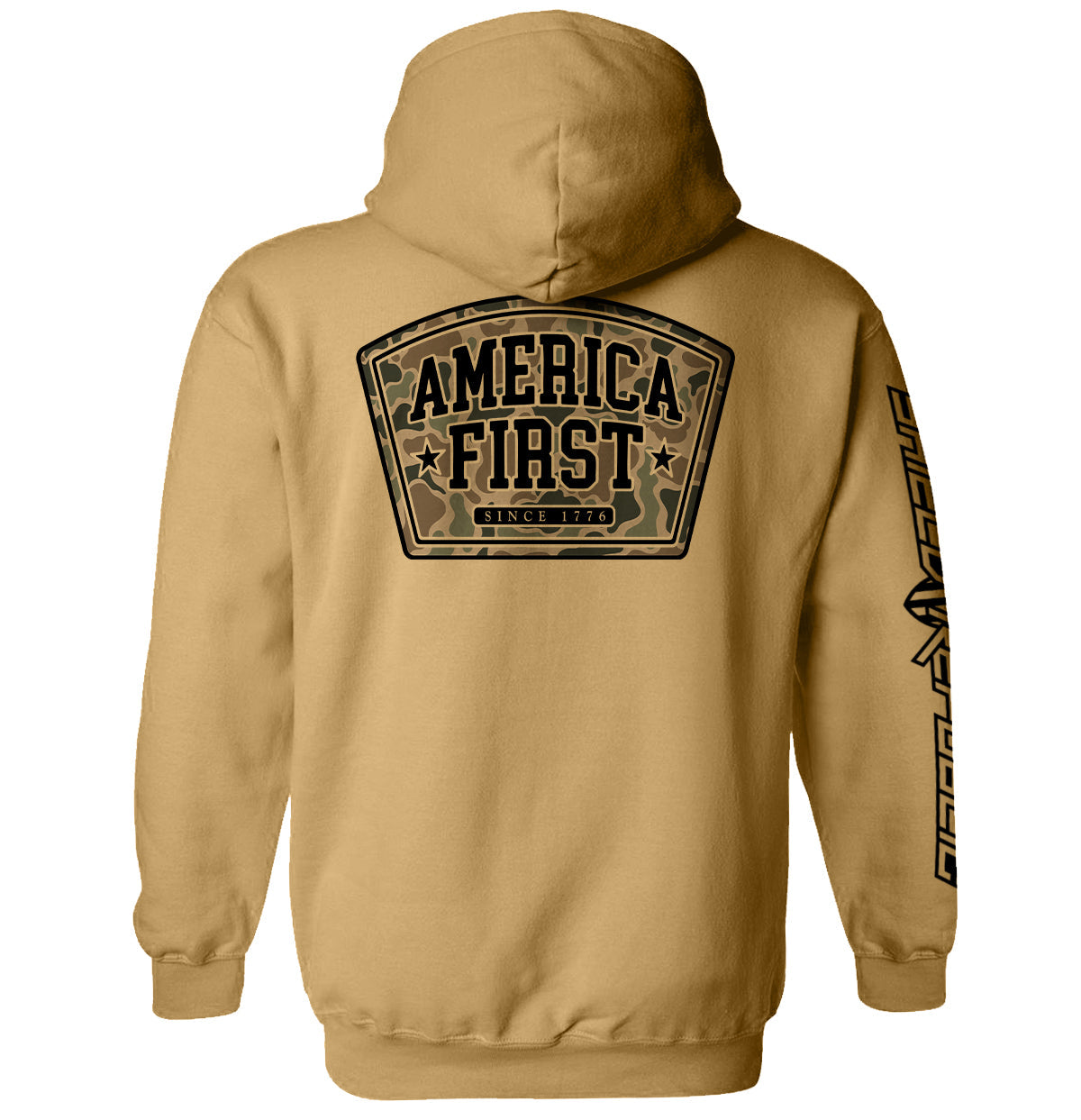 America First Duck Camo Shield Republic