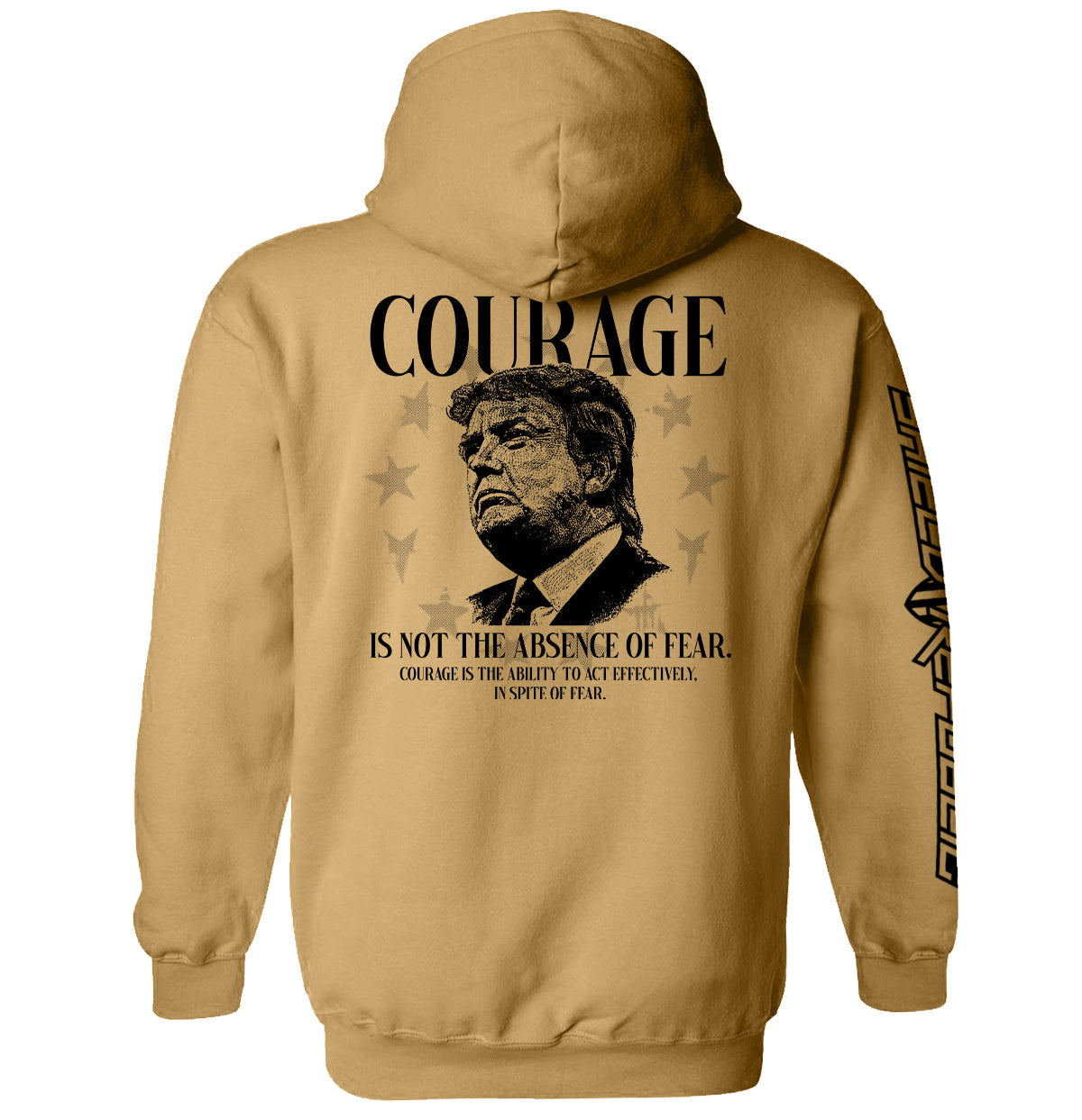 Courage Is Not The Absence of Fear Shield Republic