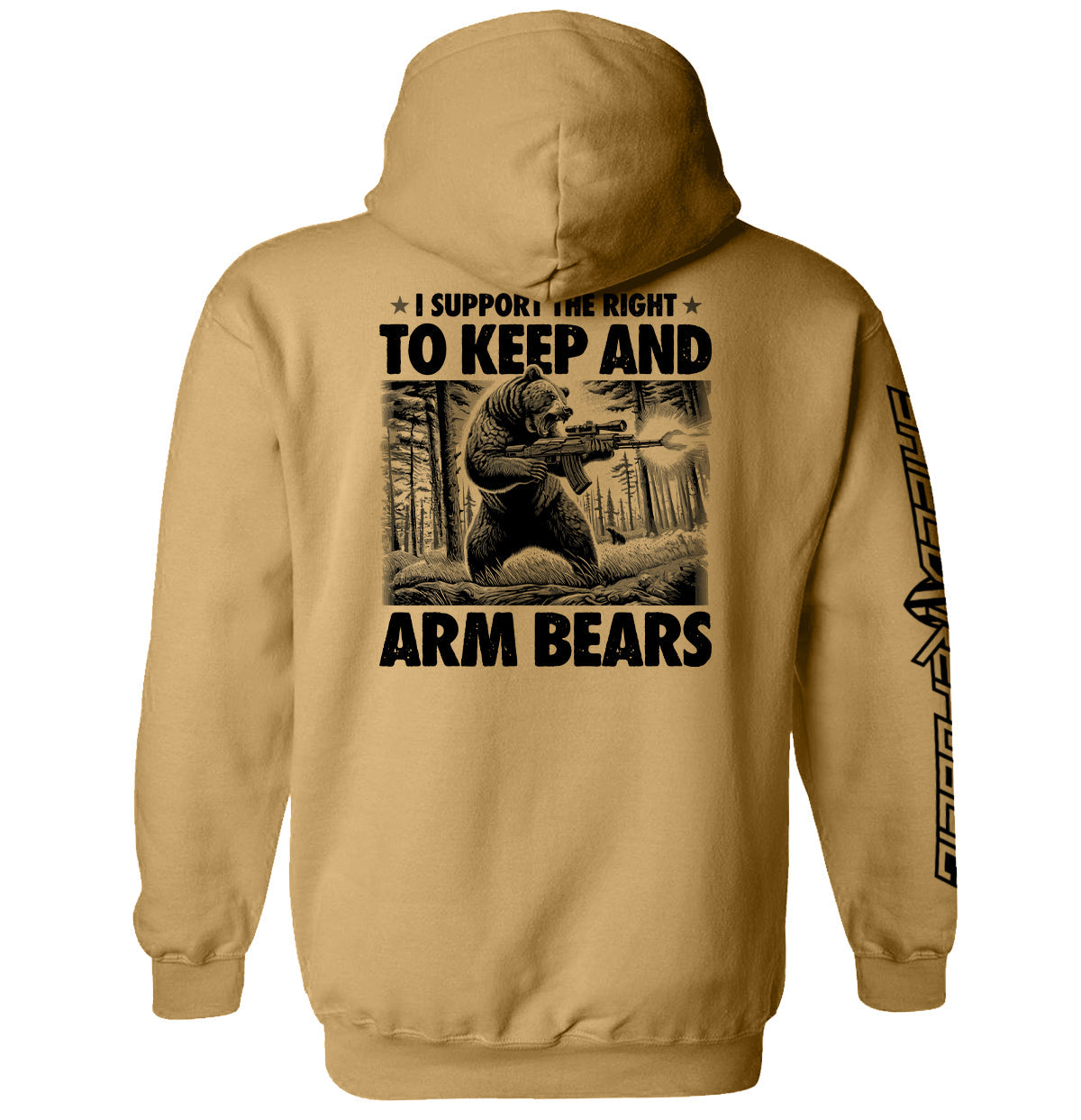 I Support the Right to Keep and Arm Bears Shield Republic