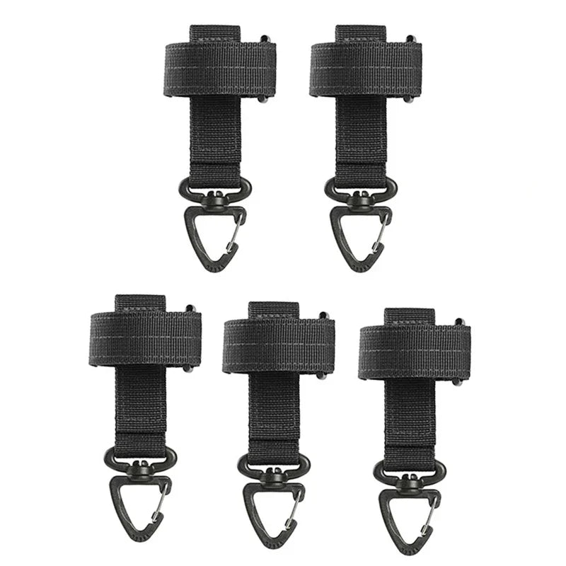 Multi-purpose Nylon Gloves Hook Work Gloves Safety Clip Outdoor Tactical Climbing Rope Camping Hanging Buck Outdoor Camping Pi-Mart