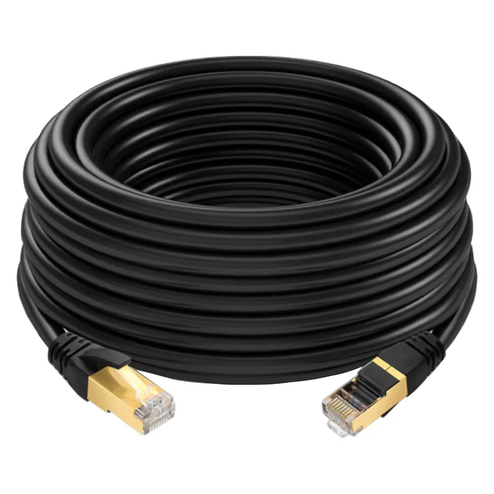 0.5/1/2/3/5/10/15/20/30/50M Cat6 Ethernet Cable RJ45 UTP 1000Mbps Network Cord LAN Wire Internet Lead Cord Router Computer Cable Pi-Mart