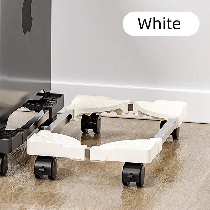 Double Layer PC Tower Stand, Mobile CPU Case Base with Universal Wheels, Heightening Storage Support Bracket for Computer Host Pi-Mart