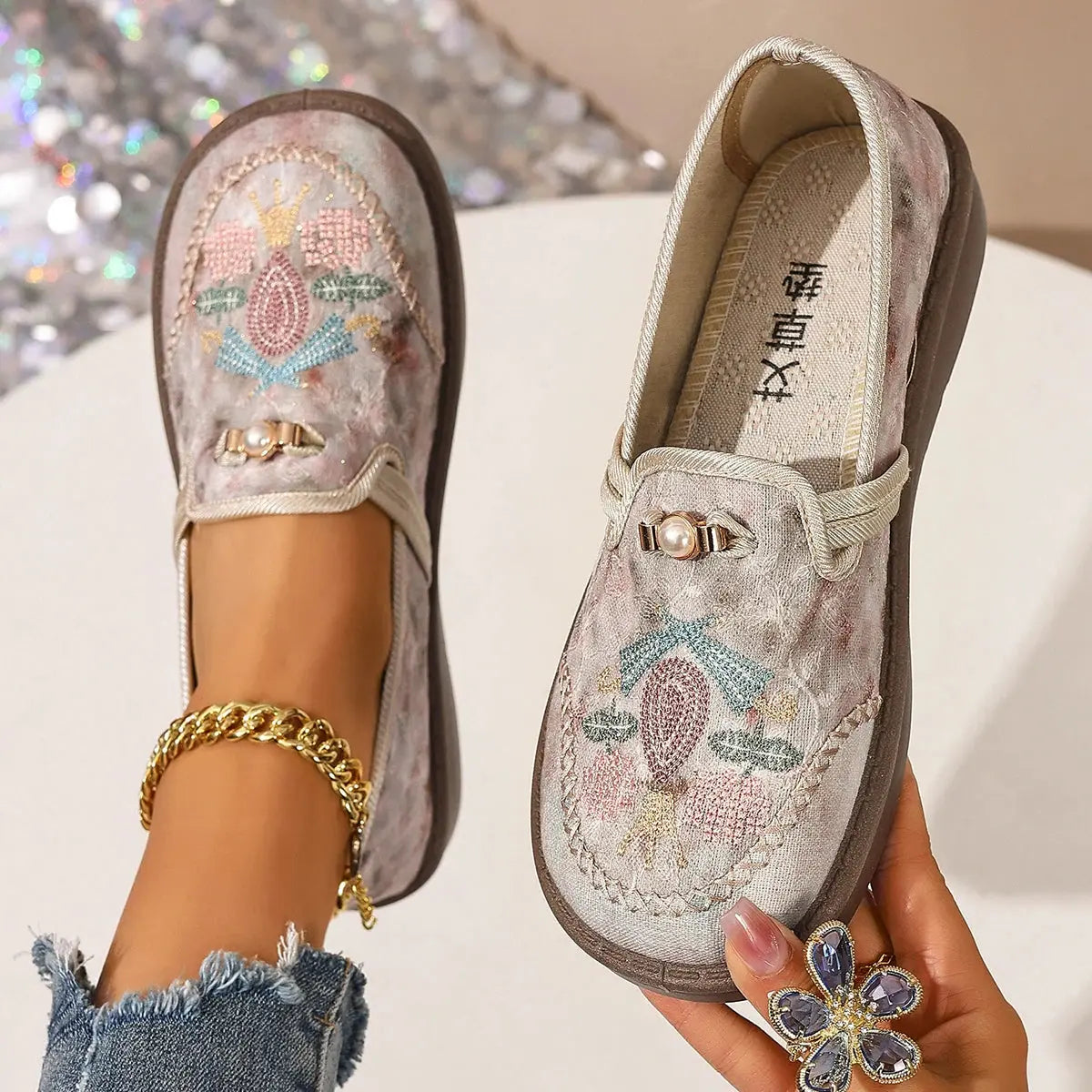 Spring and Summer New Women's Casual Sneakers, Soft and Comfortable Mother Shoes, Fashionable and Versatile Casual Sneakers, Walking Sports Casual Shoes, the Best Gift for Women NovaCart
