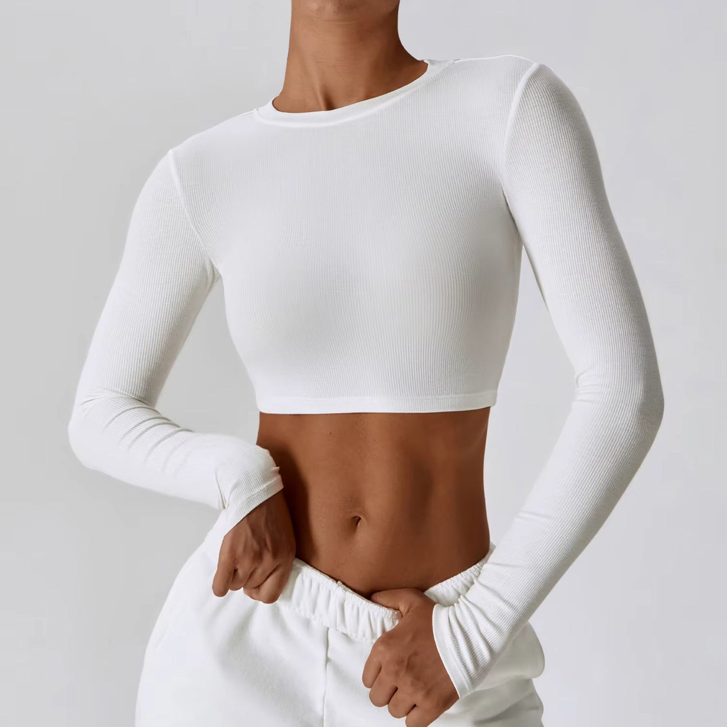 🧘♀️ Women’s Slim Fit Long Sleeve Yoga Top FitiqueFit