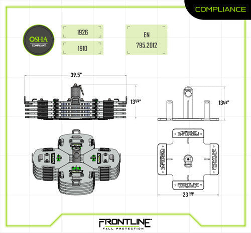 Frontline CO2NN Counterweight Anchor System VM Hardware