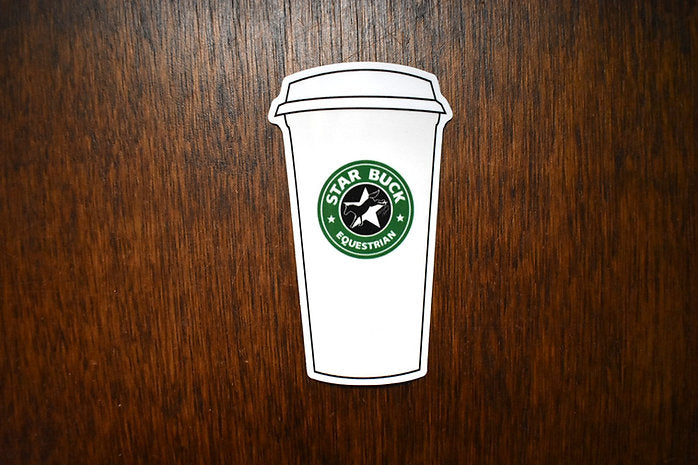 Starbuck Equestrian Cup Sticker Horseplay Apparel
