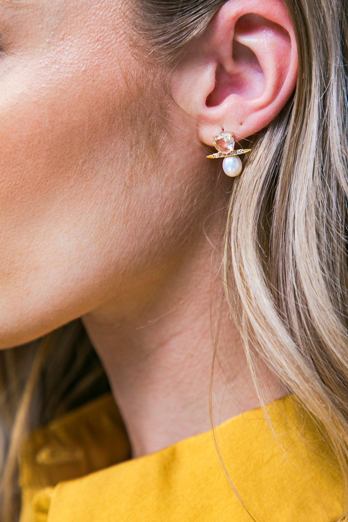 KIMBERLY PEARLY EARRINGS Flying Tomato