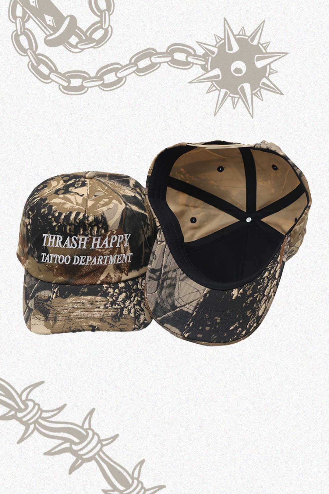 Tattoo Department Hat Thrash Happy