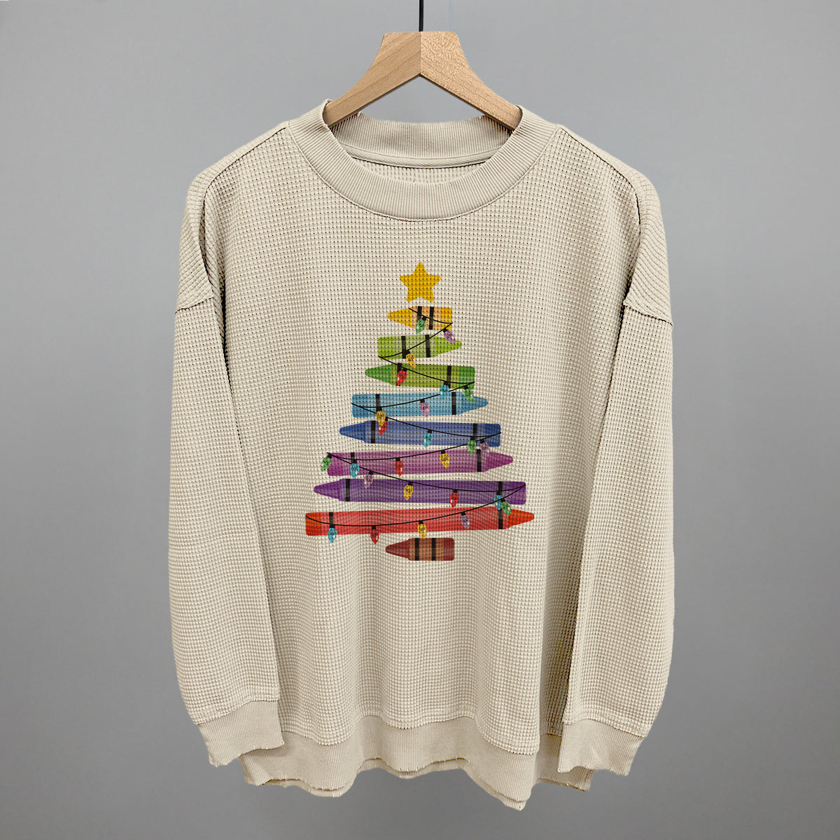 Crayon Christmas Tree Ivy + Cloth
