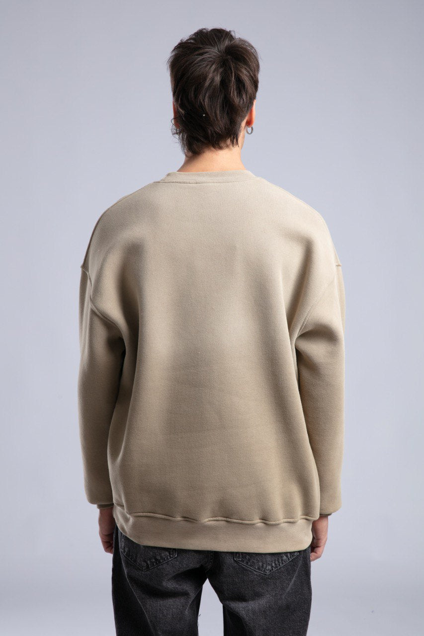 CATCH Oversized Unisex Sweatshirt – Minimal Streetwear Studio Collection Withinblack