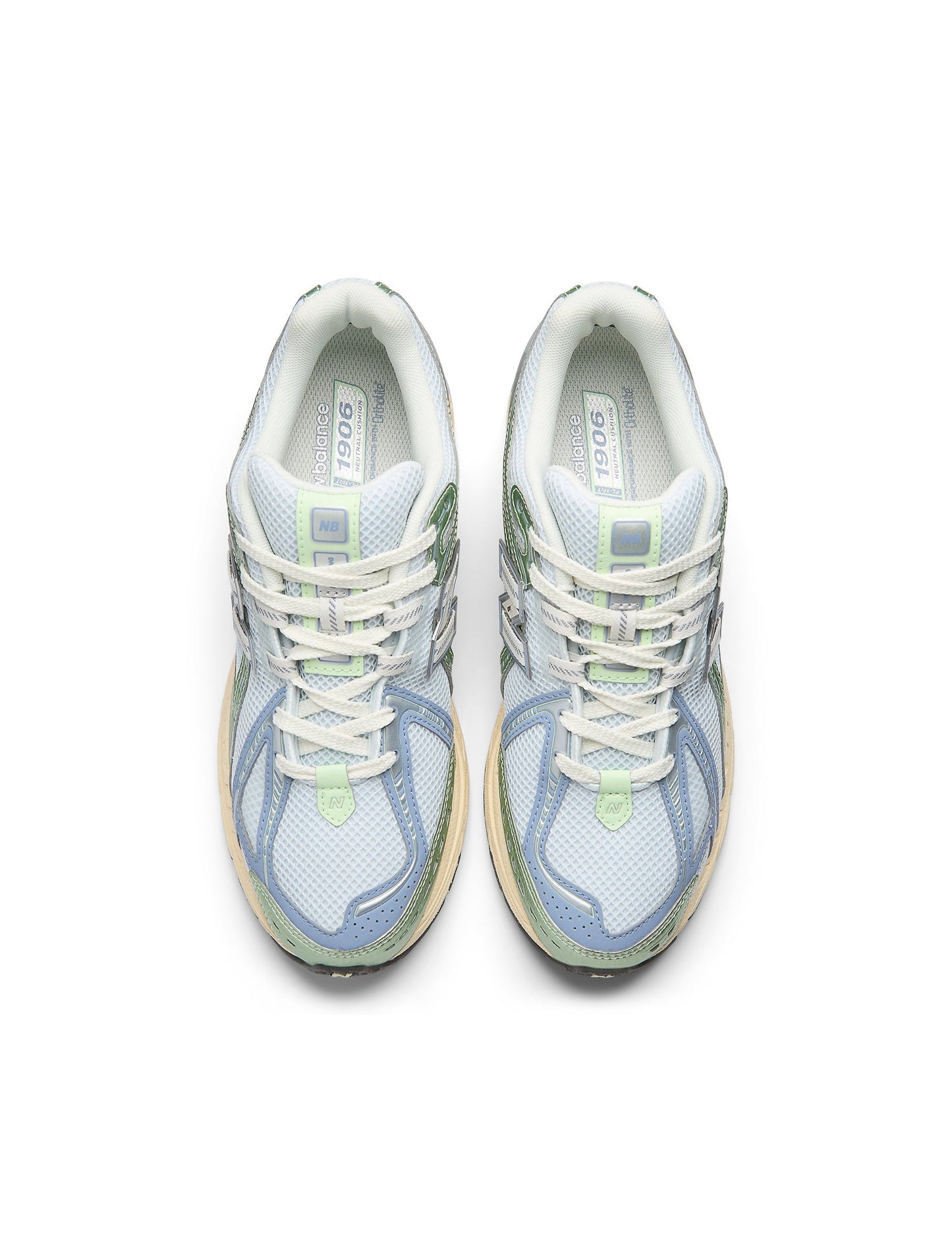 New Balance Womens 1906 Sneakers - Metallic Green Denim Exchange