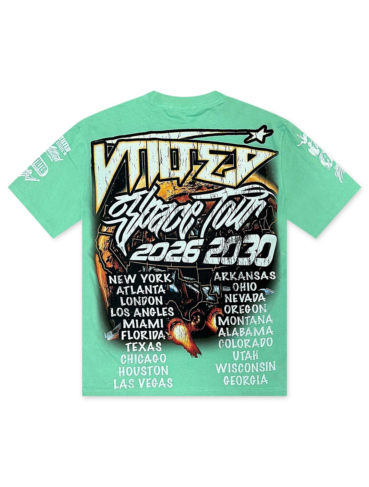 Vtilted Skyline Tee - Chalky Mint Denim Exchange