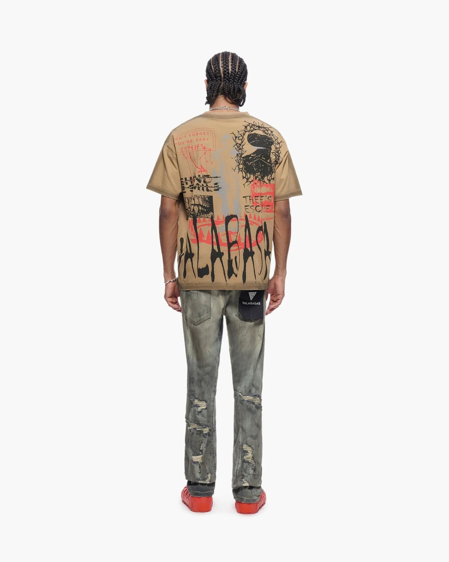 Valabasas Escape Tee - Khaki Denim Exchange