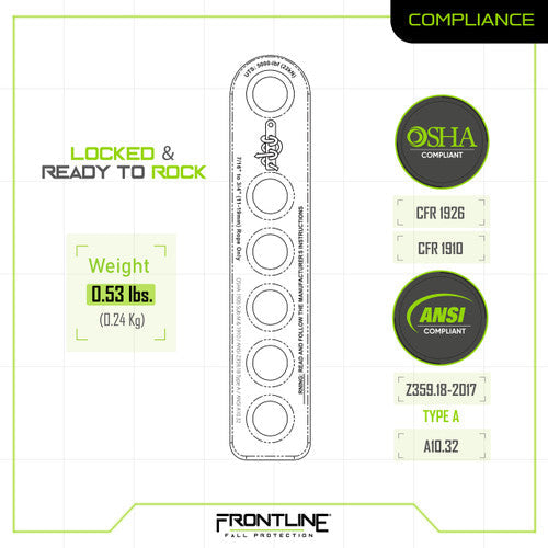 Frontline VLTP34 Rope Termination Plate VM Hardware