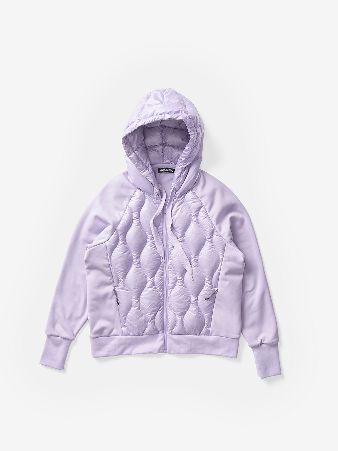 Down Zip Hoodie - Lavender Holden Outerwear