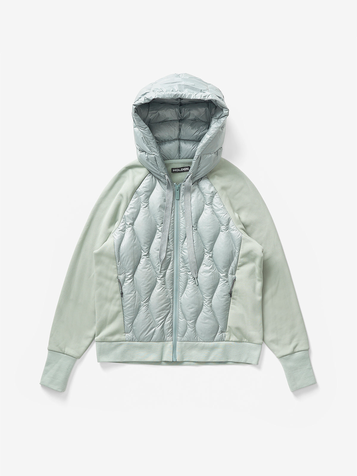 Down Zip Hoodie - Slate Gray Holden Outerwear