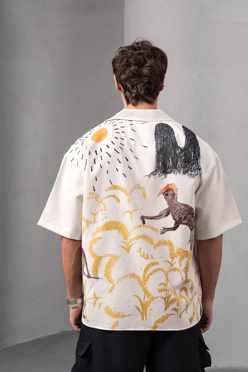 Whimsical Kids Drawing Unisex Shirt – Summer Top Withinblack