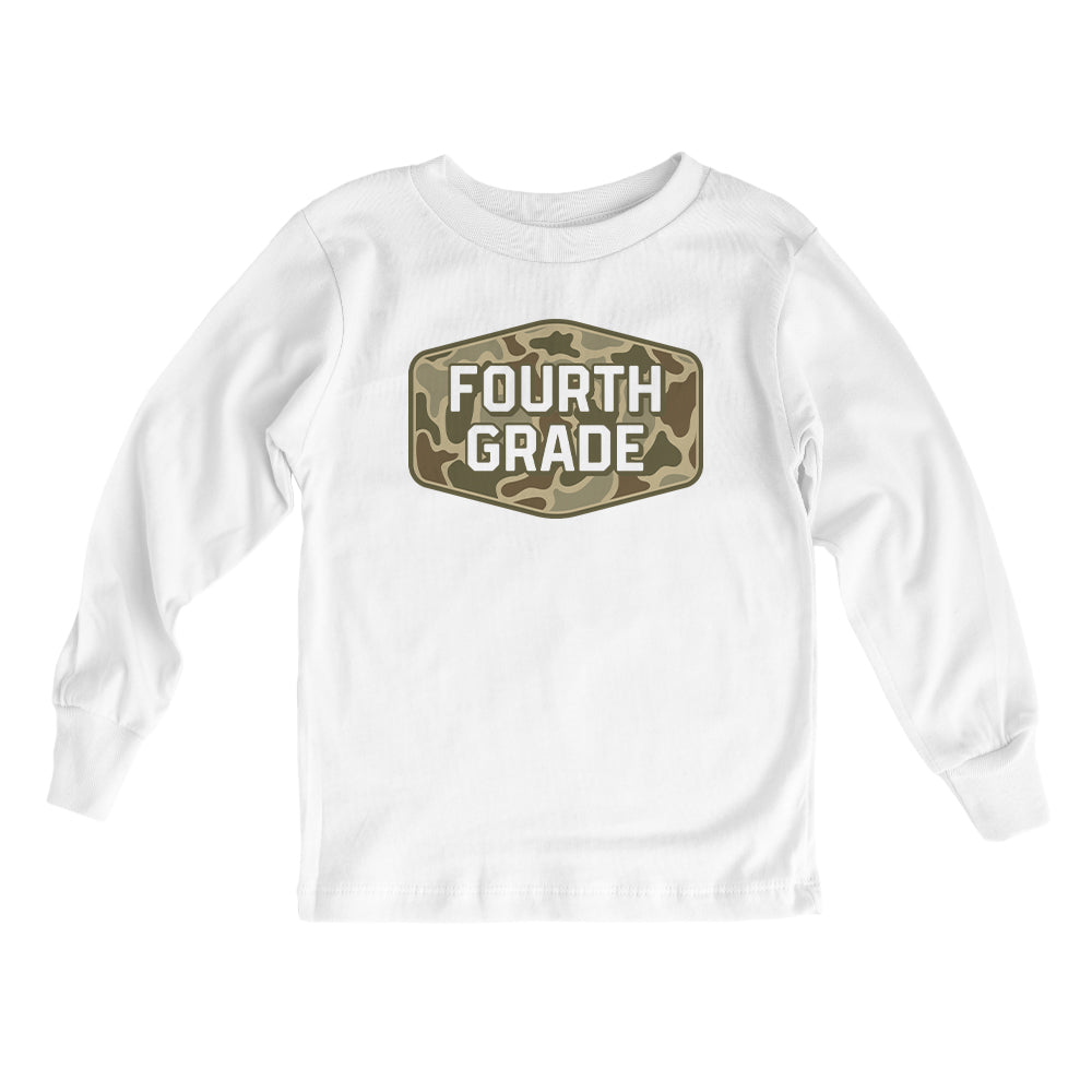 Fourth Grade Duck Camo (Kids) Shield Republic