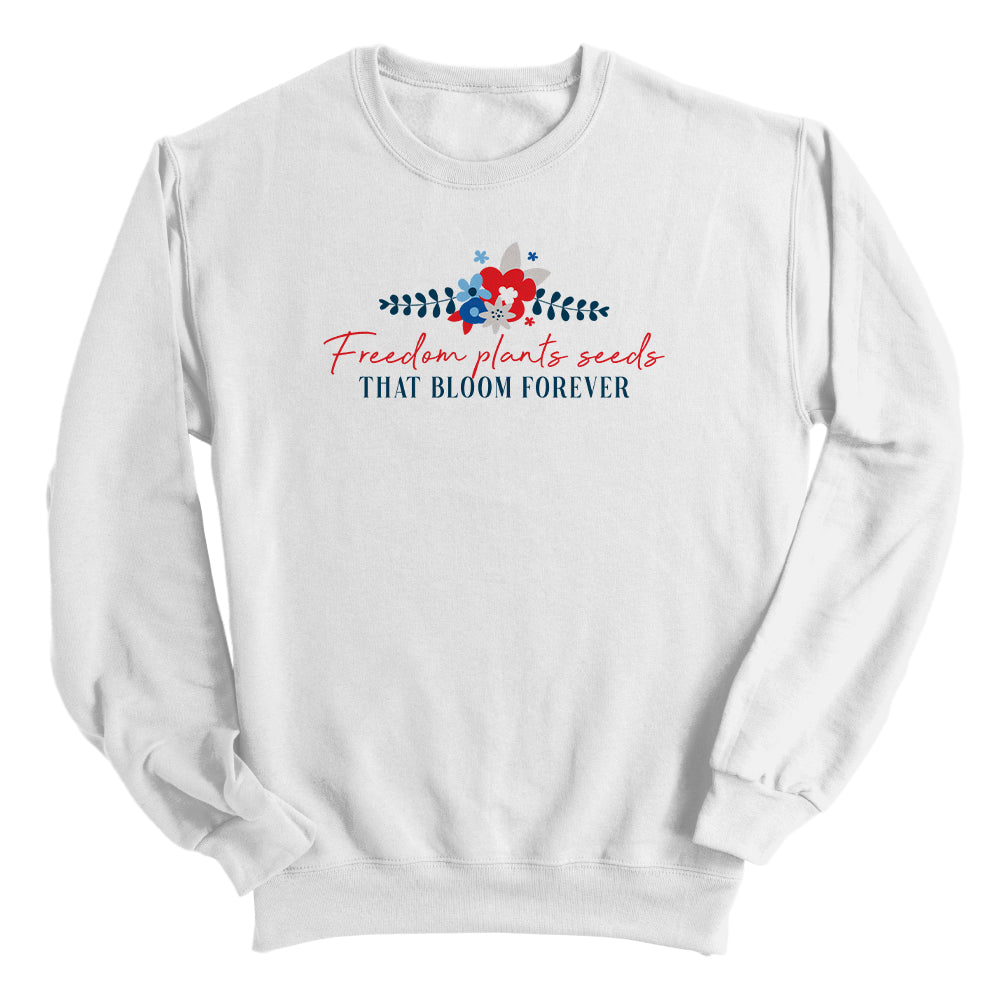 Freedom Plants Seeds That Bloom Forever (Front) Shield Republic