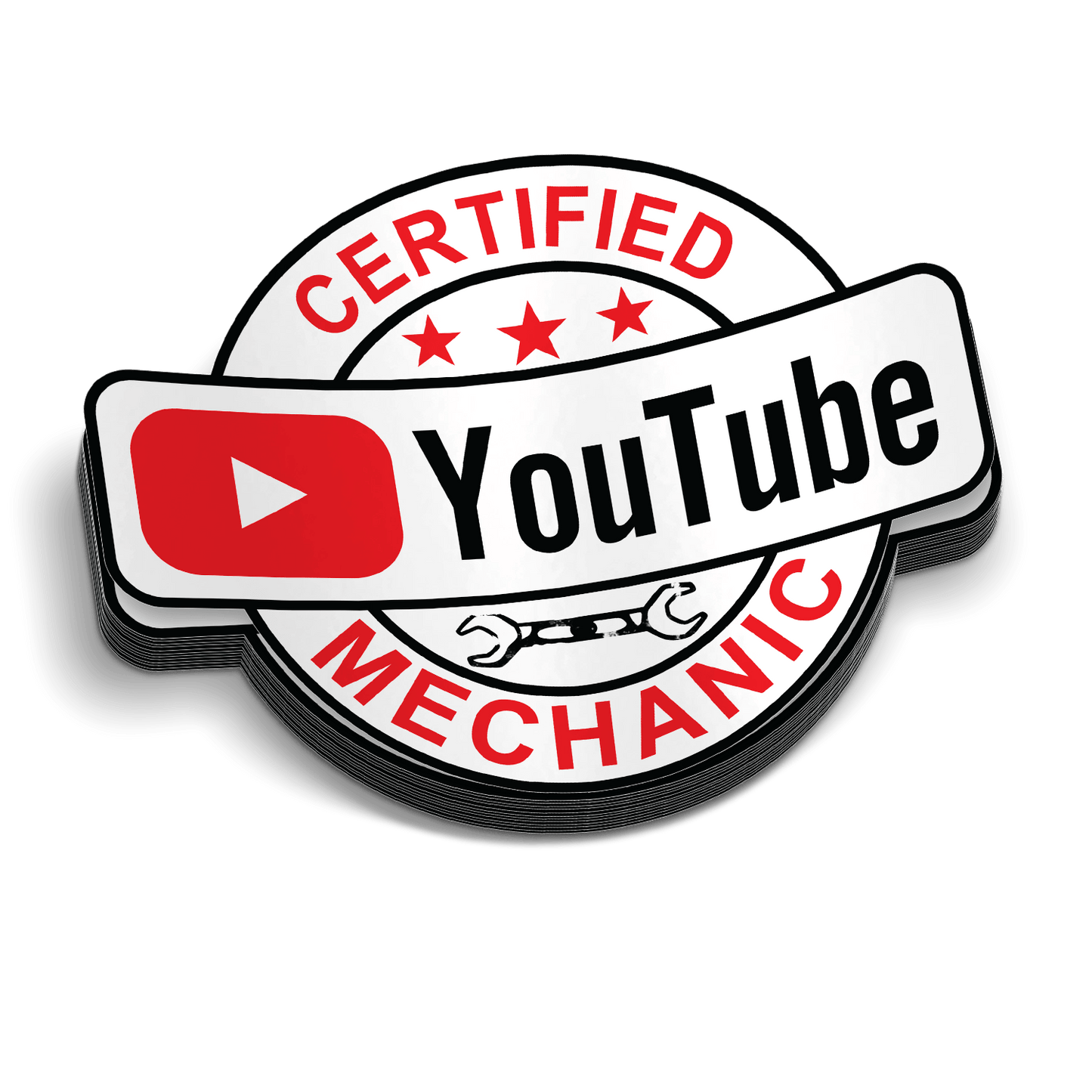 YT Mechanic 5 Inch Decal Armed American Supply