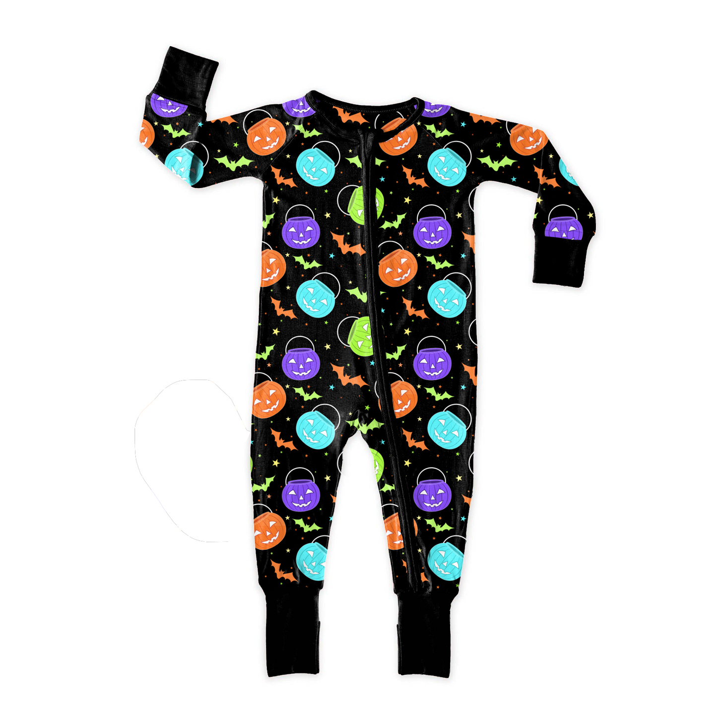 Bamboo Layette - Party Pumpkins - Pals Always In Bloom Clothing Co