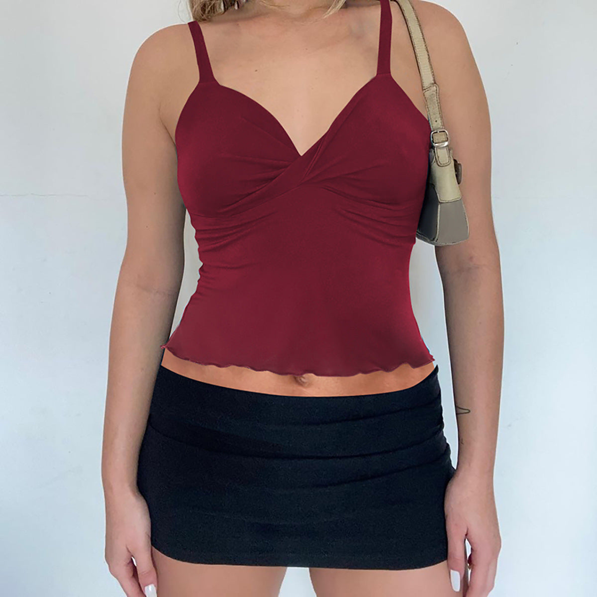 Women's Bow Camisole Backless Tank – Waist-Defining Elegance FitiqueFit