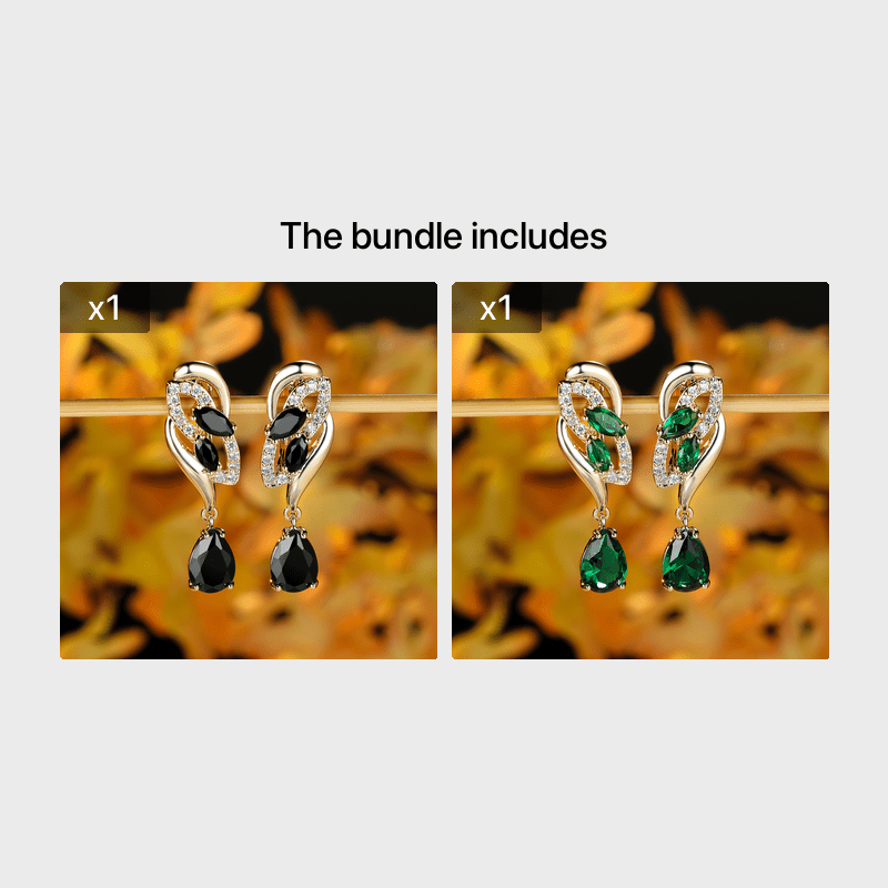 Romantic Flower Dangle Earrings Women Birthstone Party Earrings Jewelry Gifts NovaCart