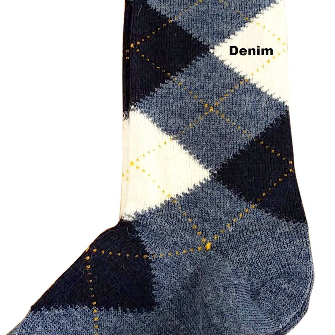 Alpaca Argyle Socks Purely Alpaca
