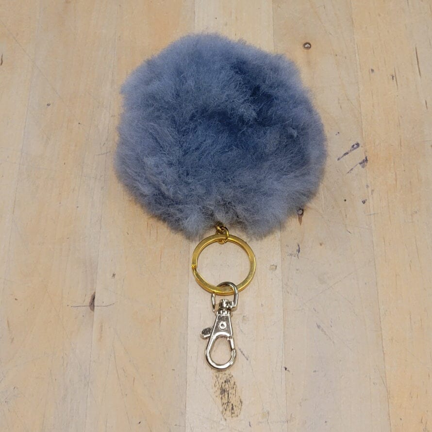 Alpaca Fuzzball Keychain Purely Alpaca