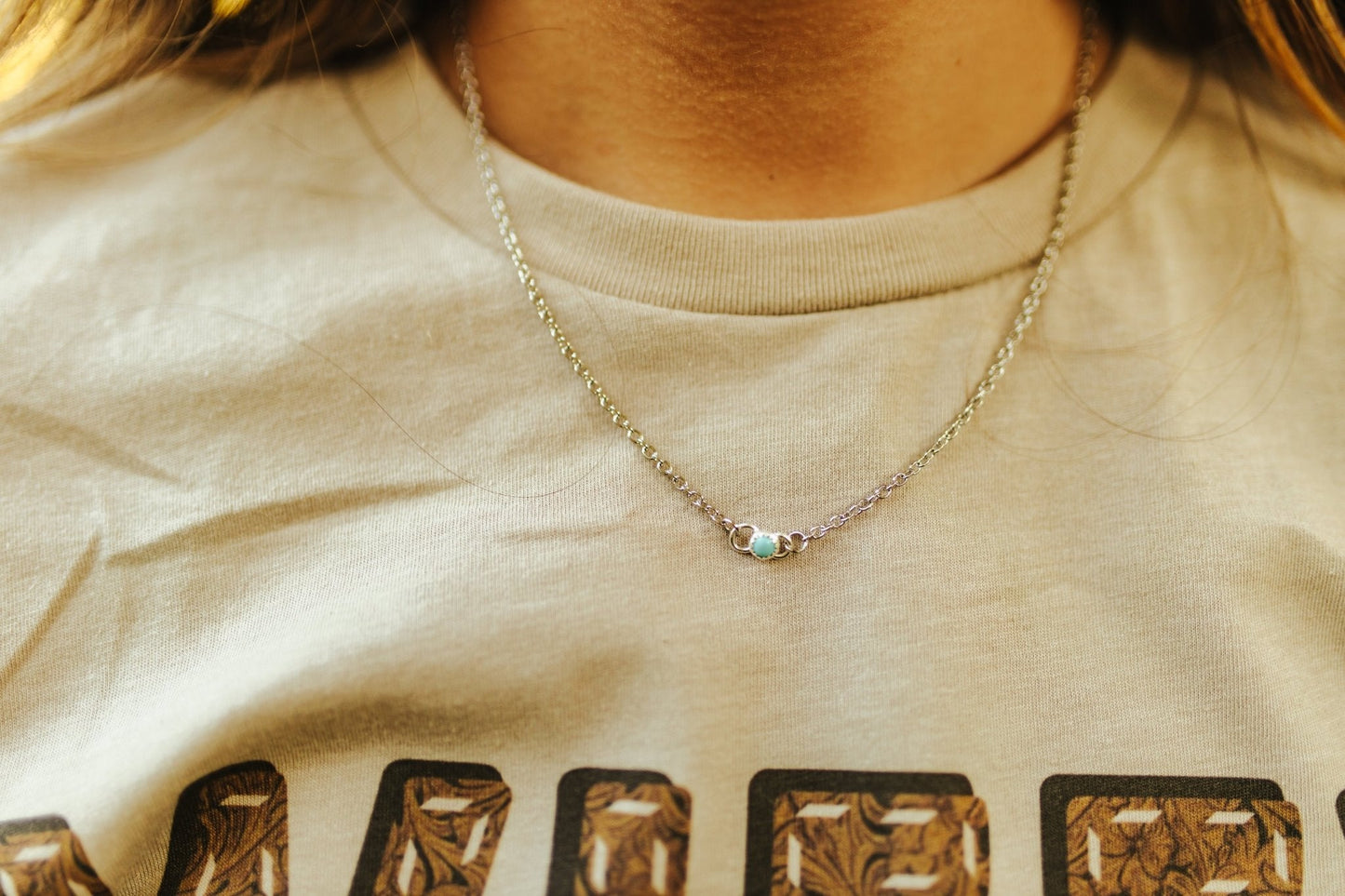 Authentic Turquoise Stone Necklace Wild Junkie