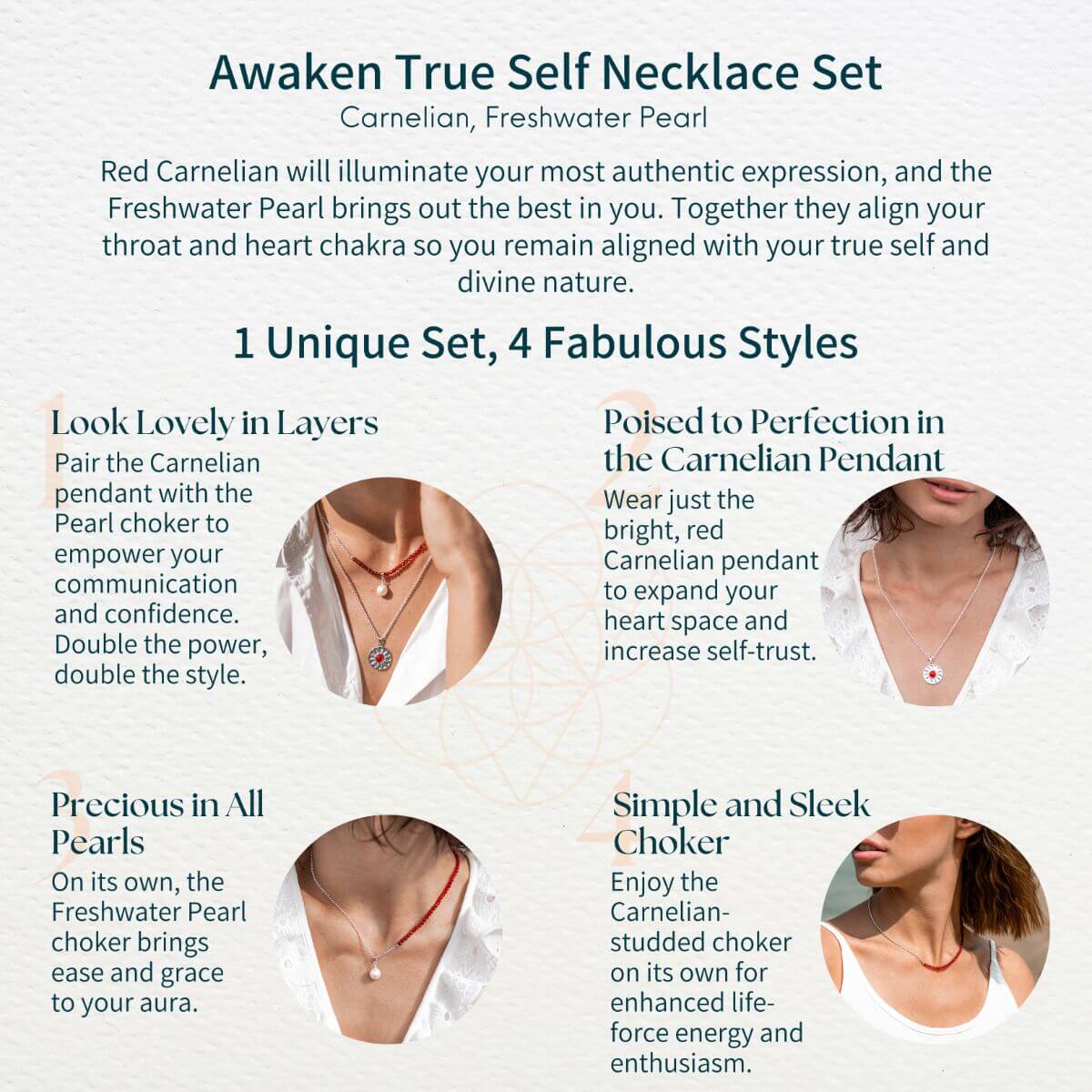 Awaken True Self Necklace Set Conscious Items