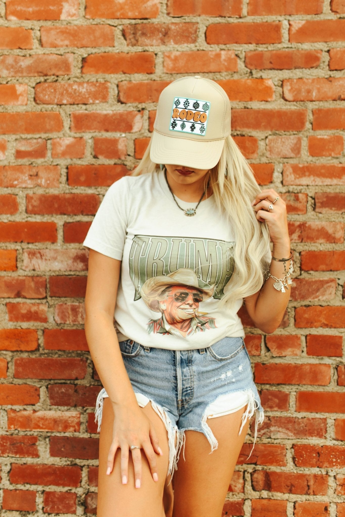 Aztec Rodeo Patch Trucker Hat Wild Junkie