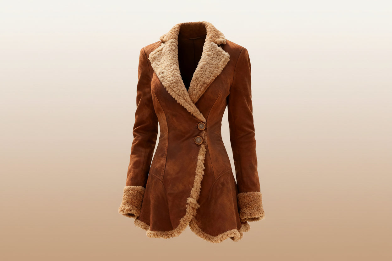 Women’s Thick Fleece Fur Lined Winter Coat FitiqueFit